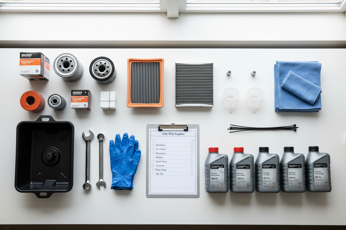 Filter Shop Supplies Checklist: Everything You Need to Start or Restock Your Shop