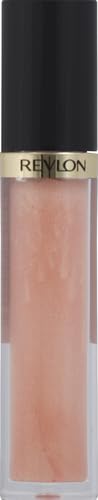 REVLON Super Lustrous Lip Gloss, Non-Sticky, Hydrating, High Shine Finish, 205 Snow Pink, 0.13 oz (Pack of 2)