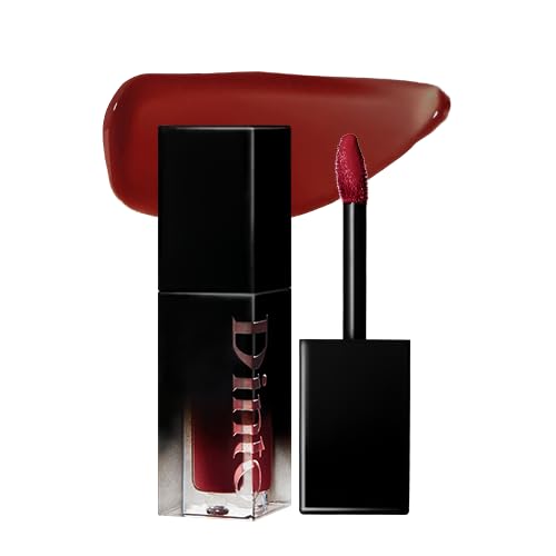DINTO Blur-Glowy Lip Tint - Glossy Finish, Hydrating, Long Lasting, Lightweight Texture, Non-Sticky, Vegan & Cruelty-Free, K beauty (218 Memento Mori, 0.11 fl.oz)