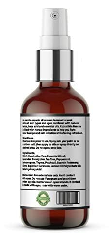 Xotics Skin Rescue Razor Bump 2oz - All Natural Barber Aftershave Razor Burn Treatment for Men/Women - All Natural Ingredients