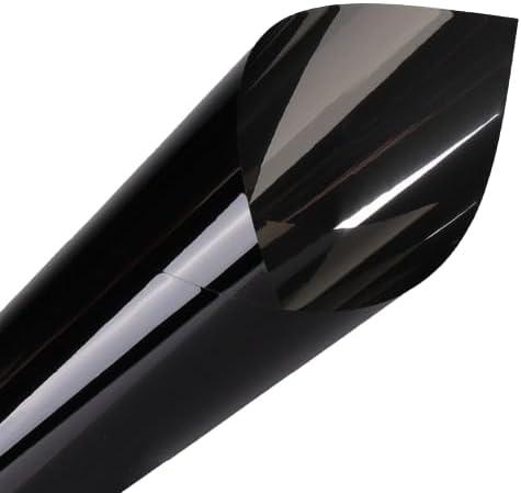 RockRose 20% Premium Carbon Car Window Tint Film 24 in x 100FT 2PLY Charcoal Privacy Film UV, Heat Blocking Tint for Car or Home Adhesive Film Easy Shrink, Plotter Friendly Pro Grade