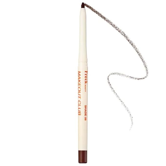 Freck Beauty MAKEOUT CLUB Lip Liner – Creamy Precision Formula, Long-Wearing, Smooth Application, Naturally Defined Finish, Designed to Pair with Soft Blur Lipstick | SHADE 06 (Rich Chocolate Brown)