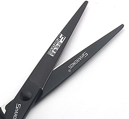 6 inch hair stylist barber scissors black plate dragon 440C hairdressing cutting scissors+thinning scissors (6 inch 3PC)