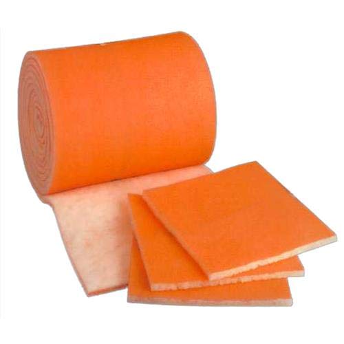 MERV 8 Tackified Polyester Filter Media Orange/White - Image 2