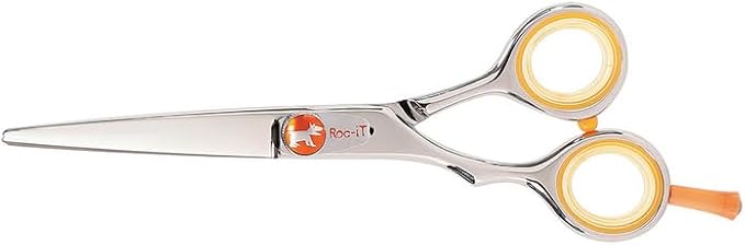 Cricket Centrix Roc-It Dog Professional Stylist 5.75” Hair Cutting Shears and RTL-30 Thinning Hair Cutting Scissors Duo Set, Salon Barber Supplies for Women and Men Haircut, Lefty
