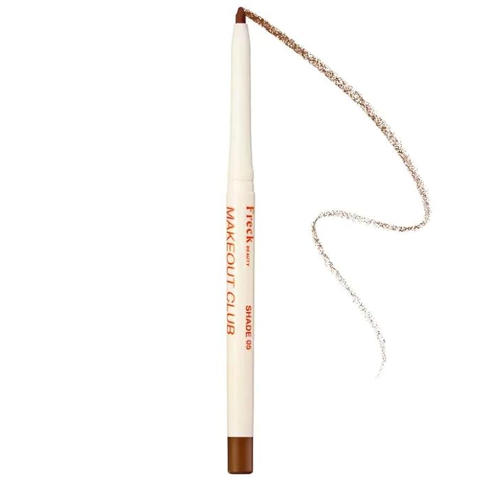 Freck Beauty MAKEOUT CLUB Nude Muse Lip Liner, Non Drying, Smooth Highly Pigmented Retractable Liner, Infused with Jojoba and Hyaluronic Acid | SHADE 05 (Cool Taupe Brown)