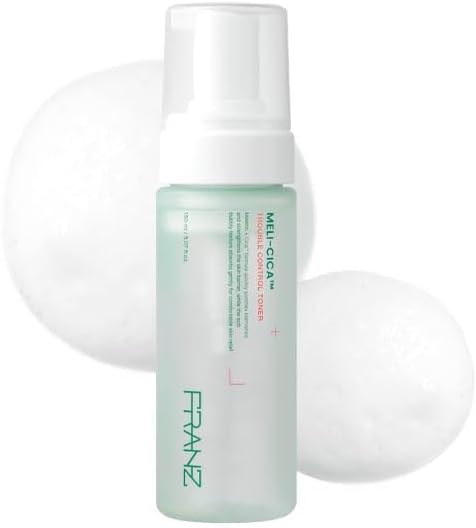 FRANZ Meli-CICA Trouble Control Toner – Soothing Acne Toner with Melittin & CICA – Oil-Free, Calming Formula for Sensitive & Acne-Prone Skin – 150ml / 5 fl.oz.
