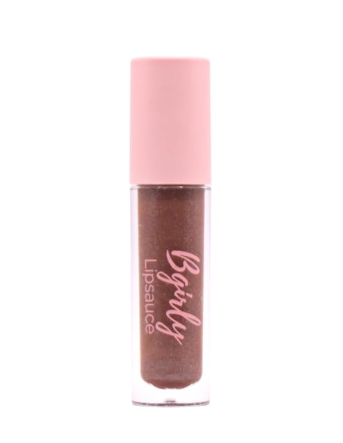 | Handmade, Vegan, Moisturizing Lip Gloss, Non-Sticky Lip Gloss (Chestnut)