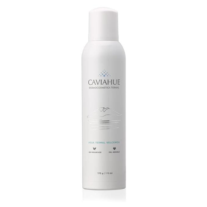 Caviahue Thermal Volcanic Water Spray, Calming and Refreshing Facial Mist Spray for Sesitive Skin, Pack 3 units 5.74 Fl Oz