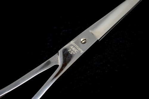 PRO Hair Cutting Sharp Barber Scissors 7.5" Light weight German Made Steel With Finger Rest