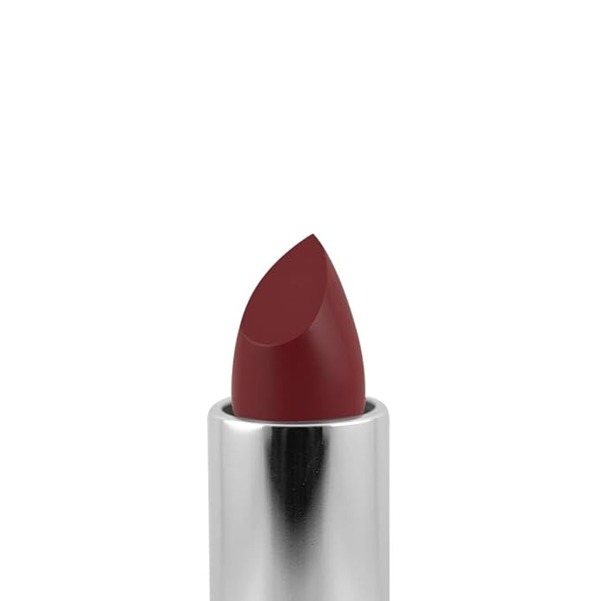 Palladio Herbal Lipstick, Rich Pigmented and Creamy, Infused with Aloe Vera, Chamomile & Ginseng, Prevents Lips from Drying, Combats Fine Lines, Long Lasting Lipstick, Roseberry