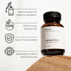 Aromatech White Tea & Bamboo Aroma Essential Oil Blend: Luxury Hotel Inspired Aromatherapy with for Ultrasonic Diffusers & Nebulizers - 16.9 fl oz, 500 mL