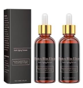 Facial Serum with Glycerin and with Peptides - Formula to Help Reduce Appearance of Fine Lines and Improve Skin Elasticity(2PCS)