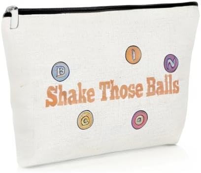 Bingo Gifts Bingo Lover Makeup Bag Gambler Gift Gambling Player Cosmetic Bag for Her Woman Sister Best Friend Funny Gambling Presents Friendship Travel Cosmetic Pouch Christmas Birthday Presents