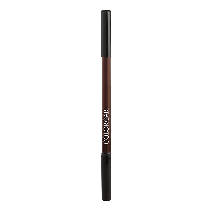 Colorbar Just Smoky Eye Pencil - Eyeliner Pencil with Built-in Smudger - Waterproof Formula - Matte Finish - 006 Just Brown - 0.04 oz