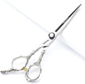 6 Inch Hair Cutting Scissors for Left Hand Hair Cutting Scissors Set (Flat Scissors 6 Inch-A)