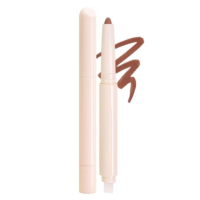 SUAKE Plump Matt Lipstick Lipliner Pencil Pack,Waterproof Crayon with Silicone Smudger for Define Contours & Sculpting Lip, Longwear Moisture Smooth Creamy Formula for Lip Makeup (07# Lean)