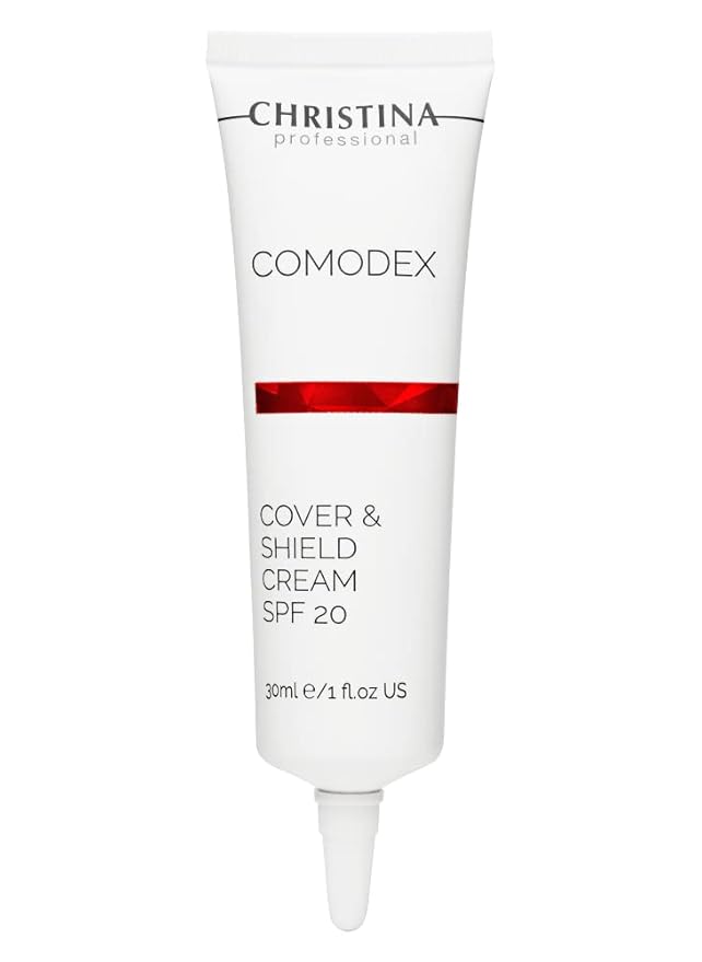Christina Cover & Shield Cream SPF 20 Blemish Concealer - 30 ml - Protect and Soothe with Botanical Extracts - for Open Pores, Combination, Normal and Oily Skin