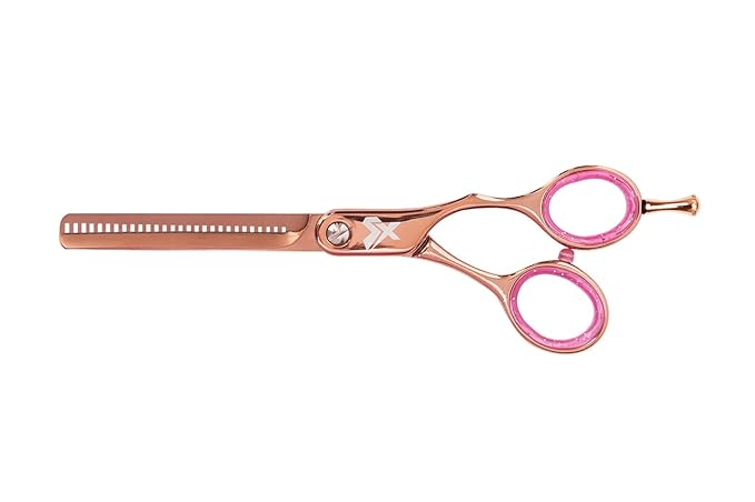 Cricket Shear Xpressions Hey Rosie 30T Professional Hair Cutting Scissors - Barber Scissors, Japanese Stainless Steel, Ideal for Stylists and Home Use, Hey Rosie - Rose Gold