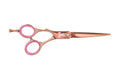 Cricket Shear Xpressions 5.75" Left-Handed Professional Hair Cutting Scissors - Barber Scissors, Japanese Stainless Steel, Ideal for Stylists and Home Use, Hey Rosie - Rose Gold