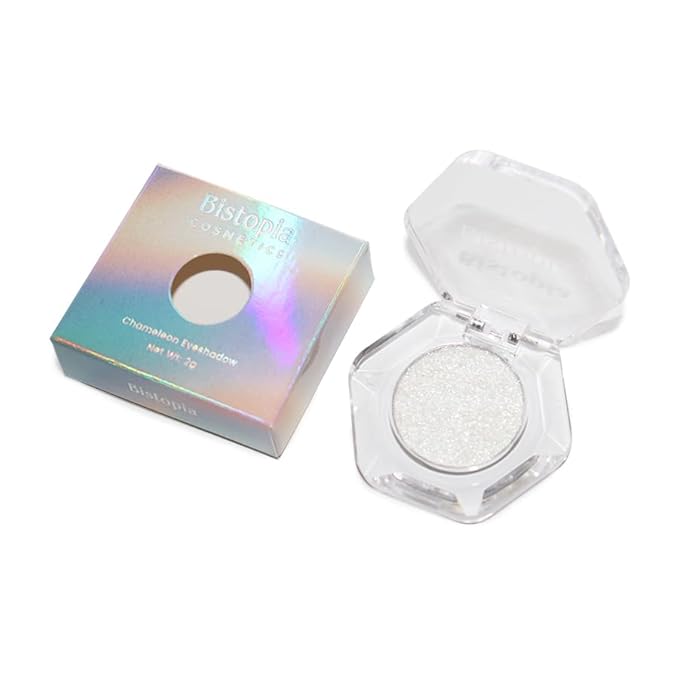 Chameleon Eyeshadow Collection, 14 Shades, Glitter Pressed Powder, Iridescent Shimmer Colors. (Intruder)