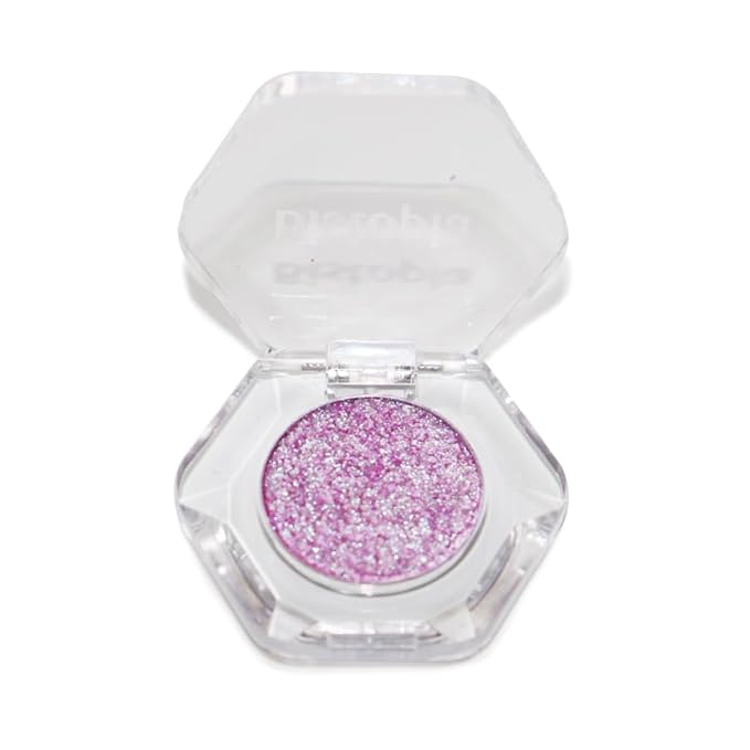 Chameleon Eyeshadow Collection, 14 Shades, Glitter Pressed Powder, Iridescent Shimmer Colors. (Solar Delirium)