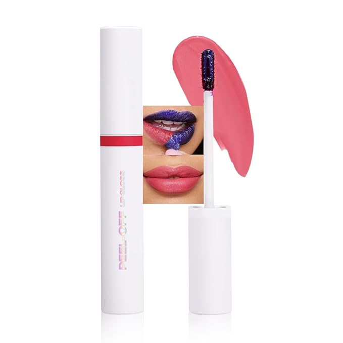 Peel off Lip Stain Masque - Lip Liner Peel Off Lip Stain Tattoo, All Day Peel-Off Lip Tint,Long Lasting Waterproof Transfer-proof Lip Mask Peel Off Lip Gloss,Stay Lip Makeup C03#