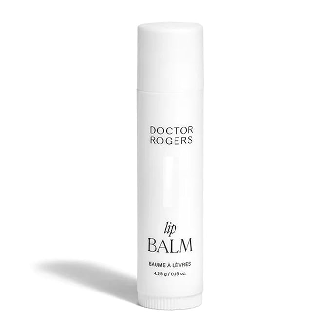 Doctor Rogers Lip Balm. Hydrating & Softening Lip Moisturizer for Very Dry Lips, Natural & Hypoallergenic, 0.15 Ounce (4.25 g) Tube