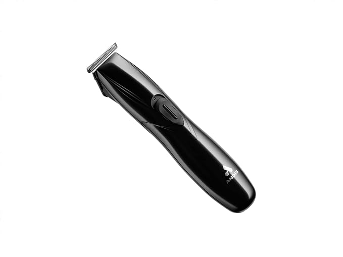 Andis 33785 Slimline Pro Corded/Cordless Hair & Beard Trimmer, T-Blade Zero Gapped with Lithium-Ion Battery, Ear & Body Grooming – Black