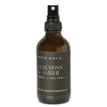 River Birch Oakmoss + Amber Scented Linen and Room Spray | Home Fragrance | 4 oz Glass Amber Bottle | Luxury Signature Scent | Handmade in Texas