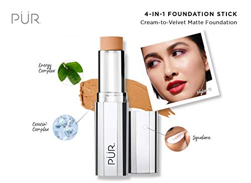 PUR Beauty 4-in-1 Foundation Stick in Golden Tan , 0.3 Oz (Pack of 1)