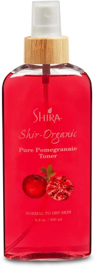 Shira Shir 200ml - Pomegranate Facial Toner & Hydrating Mist - Natural Glow Toner for Women, Organic Brightening Toner for Daily Skincare, Suitable for All Skin Types, Refreshing & Hydrating