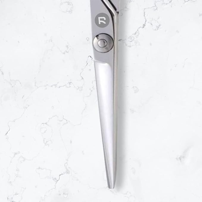 Saki Shears Odachi 5.5" Hair Cutting Scissors/Shears - Straight Handles - Dual Tangs - Zero Offset - Lightweight Hair Scissors for Professionals - Japanese 440C Steel - For Barbers and Hairdressers
