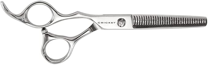Cricket Shear Advantage Left-Hand Duo Professional Stylist 5.75" & 32T Stainless Steel Hair Cutting Scissors and Hair Thinning Shears Set, Lefty, Value Set with Case and Accessories