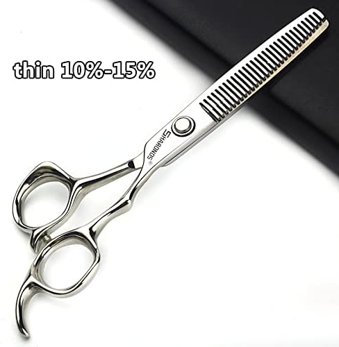 6/6.5 inch professional hair scissors hairdresser hair thinning scissors hairdressing tools barber scissors (6-inch 5pc)