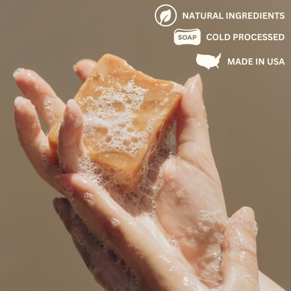 Silk & Honey Soap Bar - Gentle Cleansing for Sensitive Skin, Sweet and Vanilla - 3 Pack Handmade Soap