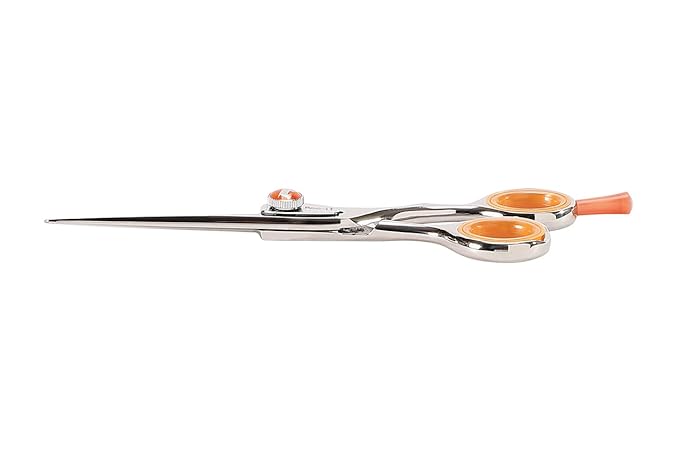 Cricket Centrix Roc-It Dog R 575 5.75” Professional Stylist Barber Hair Shears for Cutting - Precision Cast Convex Blade Hair Scissors, Offset Grip - Ideal for Hair Salon Use