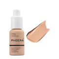 PHOERA Foundation,Full Coverage Flawless Soft Matte 24 HR Oil Control Waterproof Concealer Liquid Foundation Makeup.(1 Pcs-103# Warm Peach)