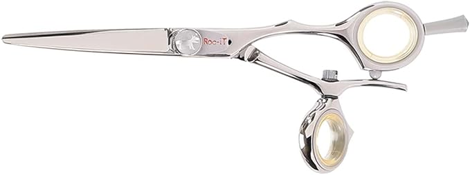 Cricket Centrix Roc-It Dog 360 Hair Scissors Professional Hair Cutting Scissors – 360° Pivoting Thumb, Shears w/Smooth Control and Consistent Tension – 550 5.5 Inch Stainless Steel Shear for Stylists