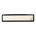 SHE'S FREE STYLE JUST FOR YOU [Chanel-style] Hair Barrettes for Women, Acetate Resin Barettes, Classic Black & White, French Hair Accessories for Thin Hair, Anti-Slip for Half-Hair (Middle,3.5 inch)