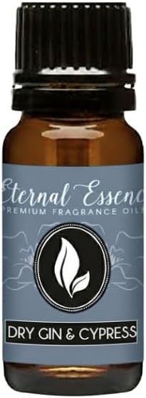 Eternal Essence Oils Dry Gin & Cypress 10ml Fragrance Oil – Juniper, Chilled Gin, Citrus Zest & Crushed Cypress – Crisp Botanical Woods & Fresh Aromatic Blend