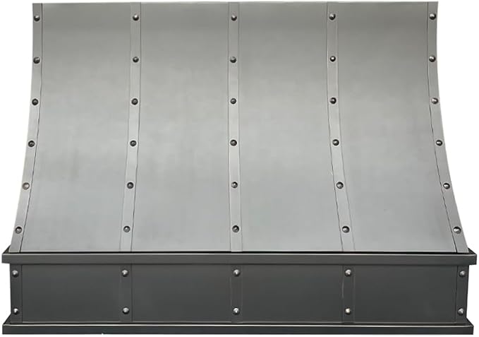 CT Copper Tailor Sloped Copper Vent Hood Island Mount, 1260 CFM Exhaust Fan by CTCopperTailor