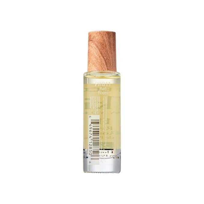 EL:KISS Roll On Perfume, Red Roses Inspired by Jo M Eau de Parfum 12mL (.40 Fl Oz), Hydrating & Long-Lasting, Alcohol-Free & Mineral Oil-Free, Infused with Jojoba, Argan & Coconut Oil
