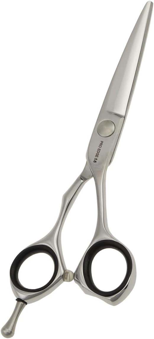 Stainless Steel Right-Handed Thinning Scissors for Unisex, Convex Blade, Adjustable Ball Bearing Screw – Includes Cleaning Oil & Cloth – 5.5 Inch