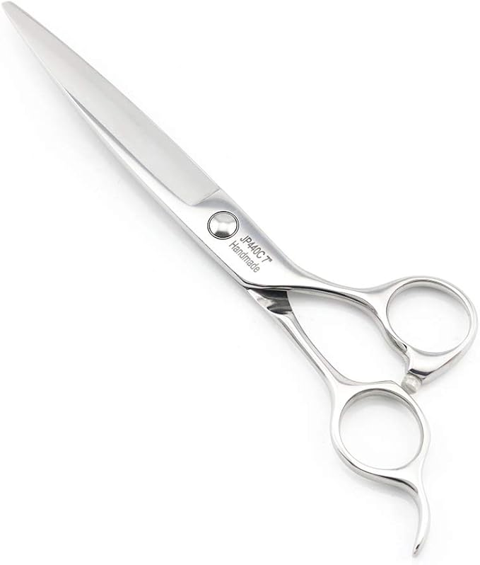 Barber Scissors 7" Professional Sliding Hair Scissors Willow Shape Sliding Hair Shears Professional Haircut Razor Edge 440c Barber Shears KINSARO for Hairdresser Barbershop or Home Use