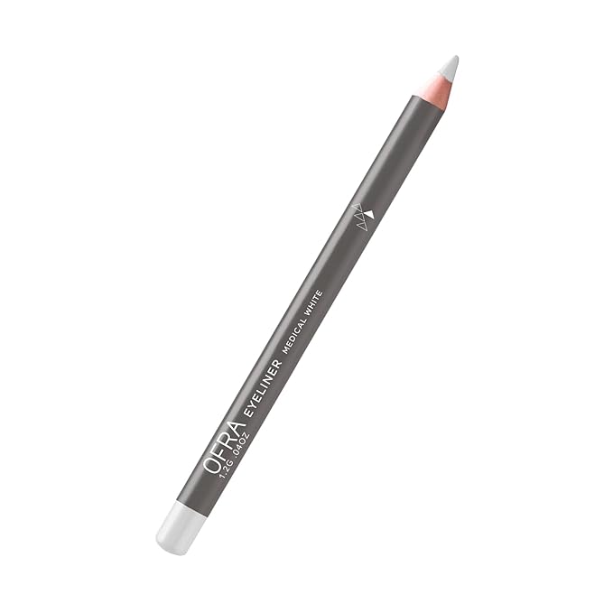Ofra Eyeliner Pencil - Medical White | Precision White for Bold, Long-Lasting Looks | Waterproof and Smudge-Proof Formula | Easy Glide Application for Intense Definition and All-Day Wear