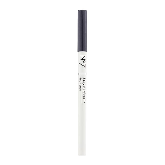 No7 Stay Perfect Amazing Eye Pencil - Navy Blue - Precision Tip Pencil Eyeliner for Silky, Effortlessly Smooth Texture - Up to 12 Hrs of Long Wearing, Waterproof Pigment (1g)