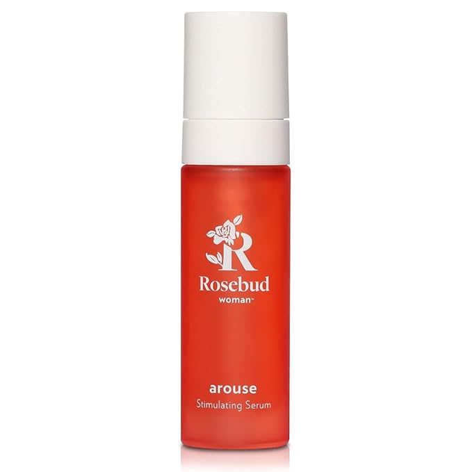 Rosebud Woman Arouse Stimulating Serum - 3-in-1 Promotes Natural Lubrication, Tingling & Plumping Sensation - Plant-Based, Vegan & OBGYN Approved (1 oz)