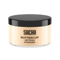 Sacha BUTTERCUP Light Setting Powder. No Ashy Flashback. Blurs Fine Lines and Pores. Loose, Translucent Face Powder to Set Makeup Foundation or Concealer. For Light to Medium Skin Tones, 1.75 oz.