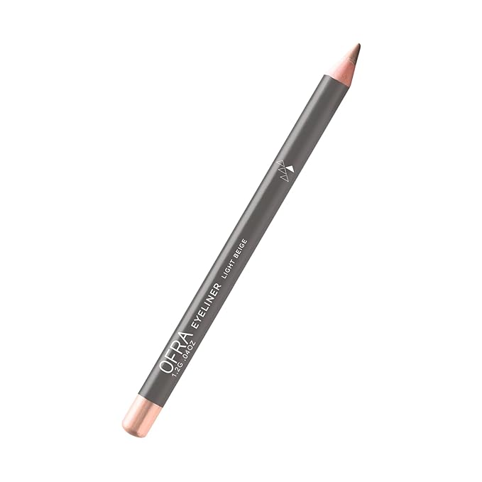 Ofra Eyeliner Pencil - Light Beige | Precision Beige for Bold, Long-Lasting Looks | Waterproof and Smudge-Proof Formula | Easy Glide Application for Intense Definition and All-Day Wear